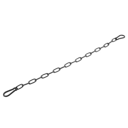 Gate Chain Lock for Outdoor Fence,304 Stainless Steel Gate Chain 20" x 5/32" with Both-Ended M5 Carabiners,Chain Link Latch Lock for Wooden Fence Pet Cages (20" x 5/32", Piece, 1) - size: 20" x 5/32"