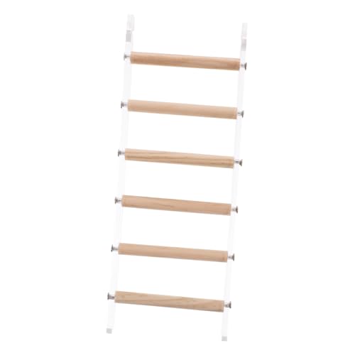 Bird Ladder for Parrots and Small Birds Climbing Perch Efficient Space Utilization Encourages Activity and Exercise Birdcages and Design for Hamsters Cockatiels and Budgerigars