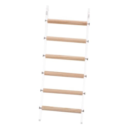 Bird Ladder for Parrots and Small Birds Climbing Perch Efficient Space Utilization Encourages Activity and Exercise Birdcages and Design for Hamsters Cockatiels and Budgerigars