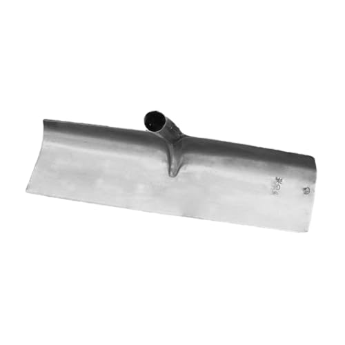 Happyyami Multifunctional Metal Cleaning Shovel for Farm Use Heavy-Duty Flat Shovel Long Handle for Poultry Pig and Livestock Waste Removal