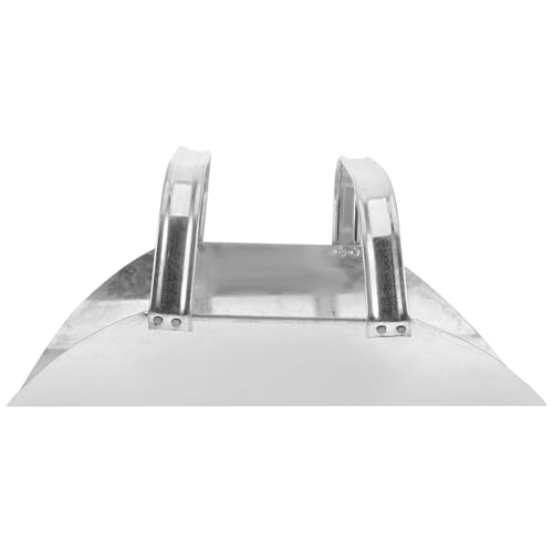 Heavy Duty Livestock Feed Scoop and Grain Shovel for Equine and Poultry, Thickened Iron Material with Dual Handles, Agricultural Feeding Tool for Animal Dry Food