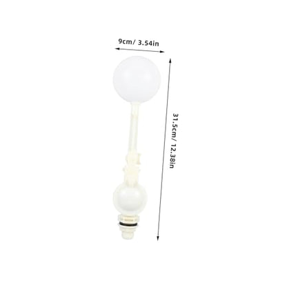 Adjustable Abs Float Valve with High Flow Rate for Automatic Water Level Control in Livestock Troughs and Hydroponics Tanks Plastic Construction Easy Installation