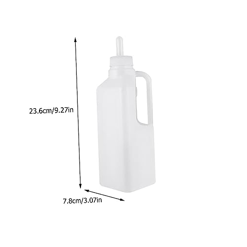 HANABASS 2pcs Silicone Lamb Feeding Bottle Lids for Newborn Animals Pet Feeding Supplies