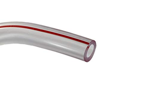 Milk Hose/Tube Transparent Food Grade for Cow Or Goat Milking Machines 8 Ft Long by Melasty (14mm ID) - size: 14mm