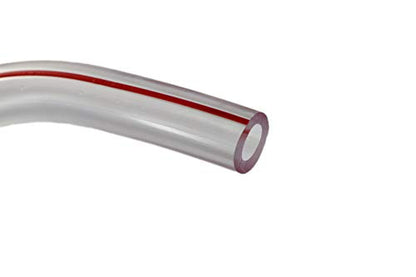 Milk Hose/Tube Transparent Food Grade for Cow Or Goat Milking Machines 8 Ft Long by Melasty (14mm ID) - size: 14mm