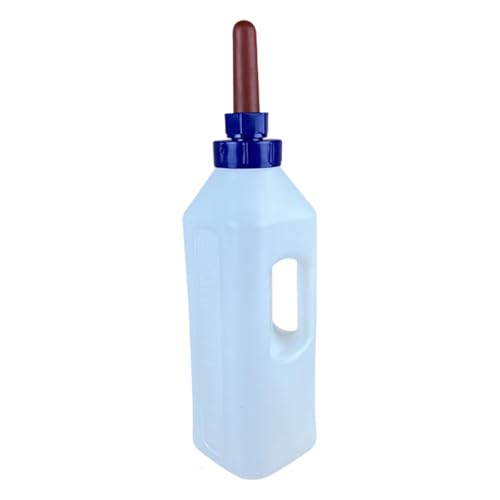 Large Capacity Livestock Milk Container Feeding Bottle with Leakproof Nipple Easy Refilling Mouth for Fawns Nursing - style: 3 liter capacity