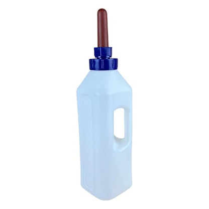 Large Capacity Livestock Milk Container Feeding Bottle with Leakproof Nipple Easy Refilling Mouth for Fawns Nursing - style: 3 liter capacity
