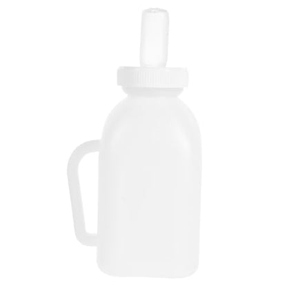 Farm Calf Nursing Bottle Heavy Duty Sheep and Cow Milk Feeding Bottle Large Opening for Filling Lightweight and Portable