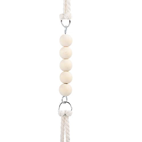 Chicken Swing Wooden, Pet Large Pinevood Stand Bar Hanging Toys Climbing Swings Safety Toy Chewing Biting Playing Ladder Ing for Hens Medium Bird
