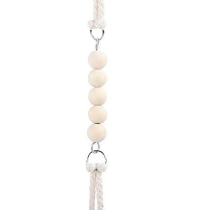 Chicken Swing Wooden, Pet Large Pinevood Stand Bar Hanging Toys Climbing Swings Safety Toy Chewing Biting Playing Ladder Ing for Hens Medium Bird