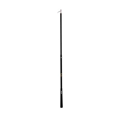 Hot-Shot 2-Pack Collapsible Livestock Sho-Stik with Adjustable Shaft, Black – Animal Guide Show Stick with Golf-Style Grip and Glass-Filled Aluminum Hook for Cattle and Horse