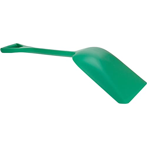 SPARTA Polypropylene Sanitary Shovel, One-Piece Molded Food and Ice Scoop for Commercial Kitchen and Bulk Ingredient Transfer, 10" x 13.75" Scoop, Green - color: Green, size: 10" x 13.75" Scoop