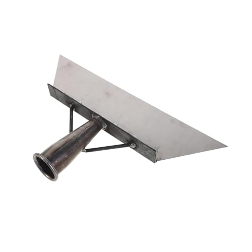 minkissy Manganese Steel Farm Shovel and Pasture Manure Scoop 32cm Heavy Duty Metal Scraper for Barn Cleaning and Livestock Manure Removal