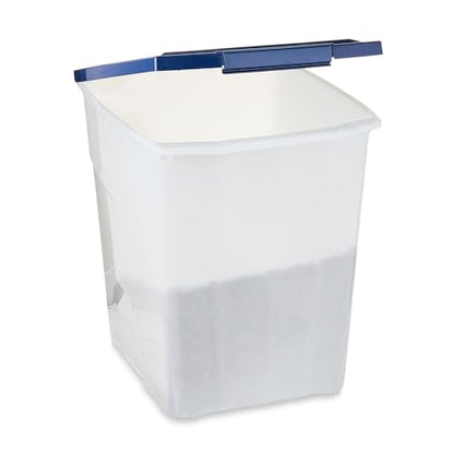 PEtbon Plastic Pet Food Storage Container with Locking Lid, 25 lb Capacity Bug and moisture resistant
