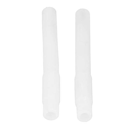 2PCS Milking Machine Silicone Short Tube Replacement Accessories for Dairy Farm Equipment Durable Food Grade Silicone Easy Install Tight Leak Proof Interface 15x1.5cm 5.9x0.6in