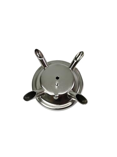 Durable Milking Machine Claw 300cc PSU/PPSU and Milking Machine Spare Parts S/S Claw top PSU/PPSU Bowl Claw with Shut Off Valve Suitable for Cow/Goat Milking Parlor.(S/S top)