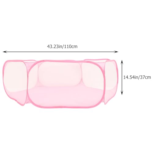 Portable Small Pet Playpen Foldable Play Tent with Carry Bag, Indoor Outdoor Exercise Fence for Guinea Pigs, Rats, Bearded Dragons, and Small Animals