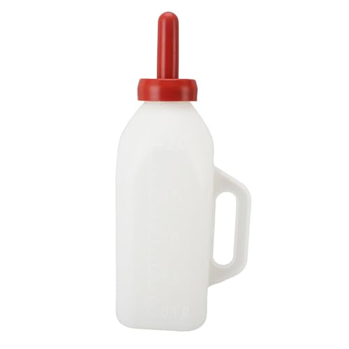 Calf Bottle, 2L Nursing Bottles Thicken Leakproof Silicone Nipple Calf Milk Feeder Nursing Feeding Bottle with Hand Grip Handle for Farm Pasture (-3111240031611)