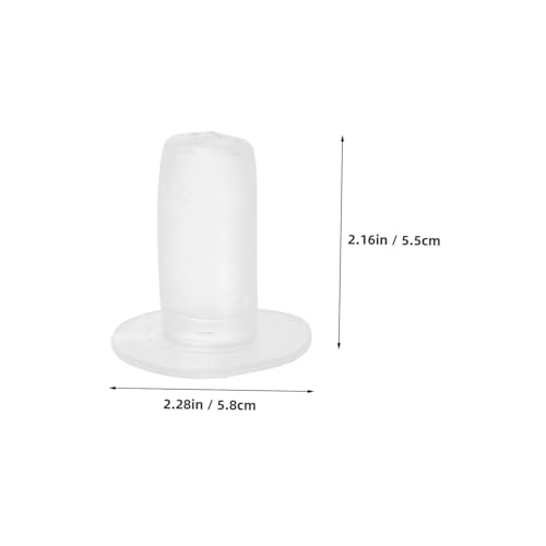 Abaodam 5pcs Calf Nursing Nipple Set Silicone Animal Feeding Teats for Cattle and Small Animals Sturdy Milk Bottle Accessories Comfort Fit Design