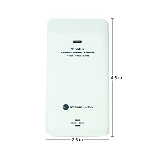 Ambient Weather WS-8482-3107 7-Channel WiFi Remote Monitoring Weather Station with Indoor/Outdoor Temperature & Humidity, Floating Pool, Spa & Pond Thermometer