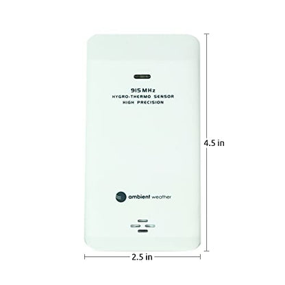 Ambient Weather WS-8482-3107 7-Channel WiFi Remote Monitoring Weather Station with Indoor/Outdoor Temperature & Humidity, Floating Pool, Spa & Pond Thermometer