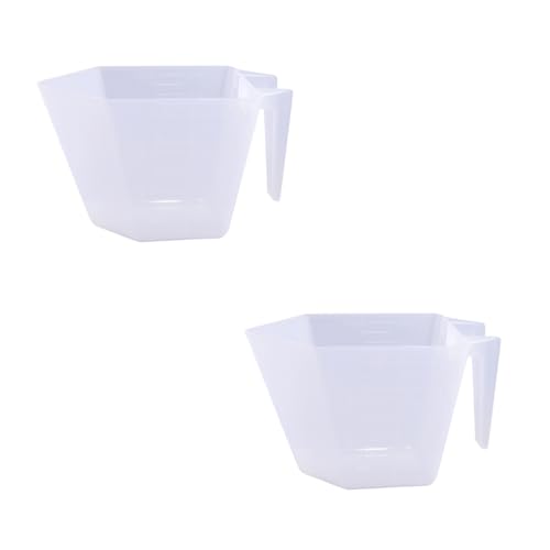 Long Handle Measuring Scoop - 1 Cup 8oz Opaque Spoons 2-Pack | Long handle plastic measuring scoop, Food grade BPA free polypropylene plastic, Perfect for kitchen baking pet food & powders - size: 250 cc | 1 Cup | 8 Oz. | 250 mL
