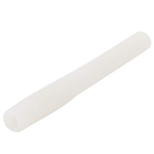Keenso Milking Short Hose Set Made of Foodsafe Rubber, Durable Accessories for Milking Machines, 4 Pieces (White Short Milk Tubes (4 in a Pack)) - color: White short milk tubes (4 in a pack)