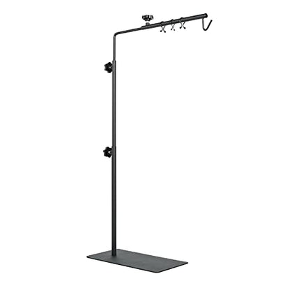 BETAZOOER Reptile Lamp Stand Adjustable 15-31 Inch Floor Light Holder Lamp Hanging Bracket Metal Support for Reptile Glass Terrarium Heating Light - size: Small (Pack of 1)