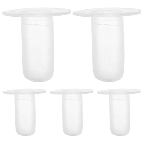 5pcs Cow Milk Bottle Nipples for Calf Feeding, Silicone Nursing Teats Compatible with Livestock Feeding Bottles, Animal Milk Nipple Set for Agricultural and Livestock Use