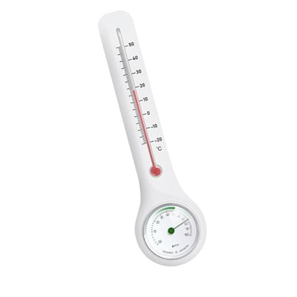 Digital Temperature Humidity Gauge for Animal Husbandry Greenhouses Garages Homes with Wall Mounting Capability Large Display Temperature Meter