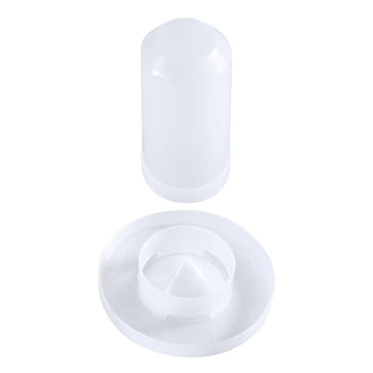 Chicken Poultry Transparent Design Feed Bucket Outdoor Practical Bird Feeder Drinker and Water Dispenser Chicken Feeders for Outdoors Automatic - color: B