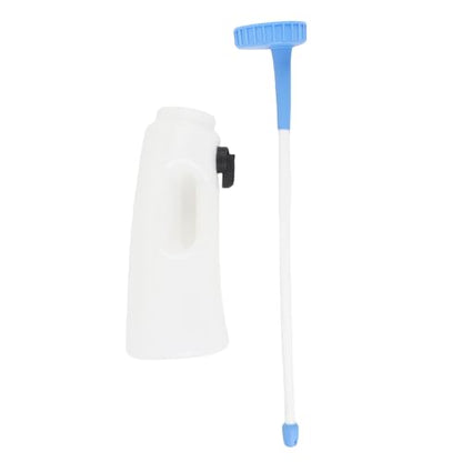 Naroote Calf Milk Bottle, Feeding Colostrum Immune System, 2.5L Farm Animal Nursing Bottle with Control Valve, Biteproof Food Grade Plastic, Ergonomic Handle for Calves & Lambs