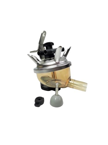 Durable Milking Machine Claw 300cc PSU/PPSU and Milking Machine Spare Parts S/S Claw top PSU/PPSU Bowl Claw with Shut Off Valve Suitable for Cow/Goat Milking Parlor.(PSU w/Shut-Off Valve)