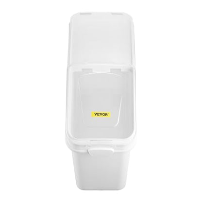 VEVOR 21 Gallon Ingredient Bin with Scoop 400 Cup Ingredient Bin with Sliding Lid Commercial Food Storage for Kitchen - size: 21 Gallon