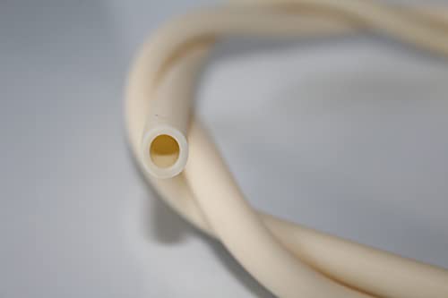 1/4" ID x 1/2" OD x 1/8" Wall - Thermoplastic Rubber Santoprene Flexible Food Grade FDA 73A Tubing Hose (100 Feet), Low pressure rubber tubing - size: 100 Feet, style: 1/4" ID x 1/2" OD x 1/8" Wall
