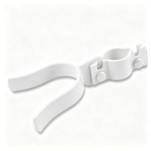 1-3/8" x 1-3/8" Chain Link Fence Gate Fork Latch - Fence Gate Latch - Galvanized Fence Gate Latch with Hole for Padlock, Chain Link Gate Latch (White, 1-3/8"-1-3/8") - color: White, size: 1-3/8"-1-3/8"