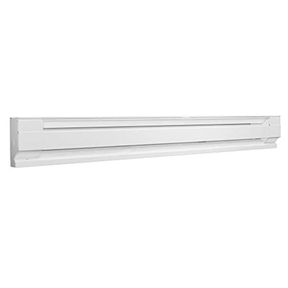 Cadet Manufacturing 09956 240-Volt White Baseboard Hardwire Electric Zone Heater, 1500-Watt, 72-Inch