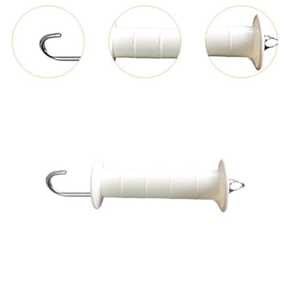 10 Pieces Fence Gate Handles Electric Fence Gate Handle Heavy Duty Spring Assistance Accessories Direct Replacement Easy Installation Sturdy Material