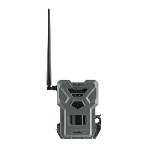 SPYPOINT Flex-Dark Cellular Trail Camera, 40MP Photos, 1080p Video + Sound, No-Glow Game Camera, Hunting Night Vision, Motion Activated,100ft Detection, No WiFi Needed Trail Cam - color: Camera only, size: Pack of 1