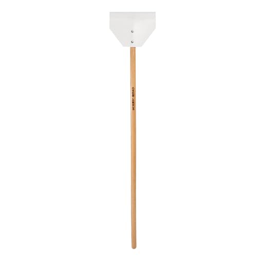 SCENIC ROAD Farm & Ranch Scraper Tool – Heavy Duty Ice Scraper with 11" Pull Blade & 58" Long Handle Floor Scraper – Metal Scraper for Driveway Ice, Barn, Paint or Wood – Made in USA (Model SR11) - size: 11-inch Poly