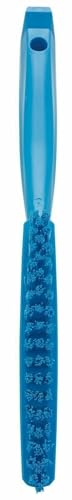 Vikan 13/16 in W Scrub Brush, Stiff, 11 51/64 in L Handle, 5 51/64 in L Brush, Blue, Plastic 41953-1 Each - color: Blue