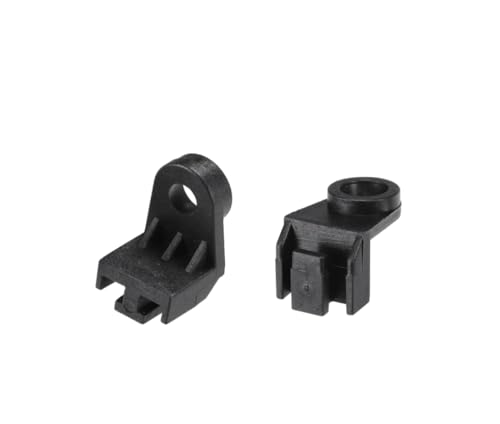 4PCS Electric Radiator Fan Mounting Kit, L Shape Fan Bracket Feet Mounts Legs Install Tabs Universal Plastic Vehicle Engine Radiators Intercooler Cooling Fan Mount Tab - size: 4PCS