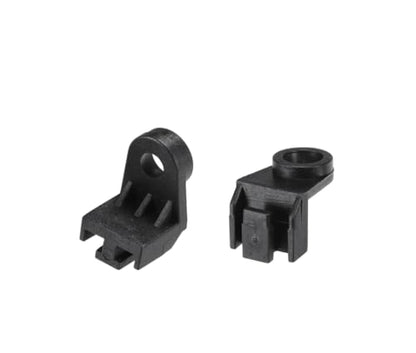 4PCS Electric Radiator Fan Mounting Kit, L Shape Fan Bracket Feet Mounts Legs Install Tabs Universal Plastic Vehicle Engine Radiators Intercooler Cooling Fan Mount Tab - size: 4PCS