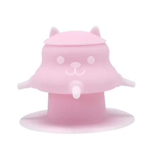 230ML Silicone Puppy Feeder for Multiple Puppies, Puppy Milk Feeder Puppy Bottles for Nursing Station with 4 Teats for Kittens, Puppies, Rabbits, Pigs Nursing Supplies (Pink) - color: Pink