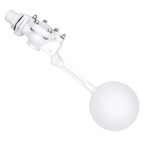 Water Float Valve with Adjustable Arm, Heavy Duty Float Valve 3/4 for Water Tank Pond, High Flow Rate - size: 12.9" in length