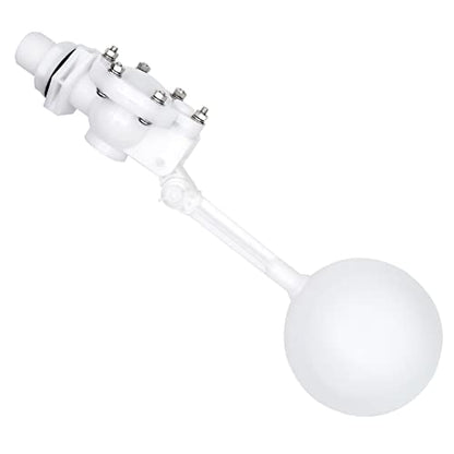 Water Float Valve with Adjustable Arm, Heavy Duty Float Valve 3/4 for Water Tank Pond, High Flow Rate - size: 12.9" in length