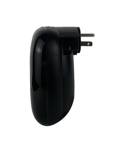 Good Housekeeping Wall-Mount Indoor Mini Space Heater w/ Thermostat & Remote, 750W, Black - color: Black