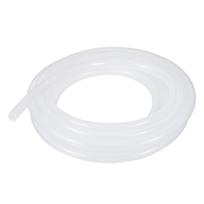 METALLIXITY Silicon Tubing(1/2" ID x 3/4" OD x 3.3Ft), Pure Silicone Hoses High Temp - for Printer, Hot Water Dispenser, Engine, Brewing, Fish Tank Air Pump, Pump Transfer, Clear - size: 3.3 Feet, style: 1/2" IDx3/4" OD