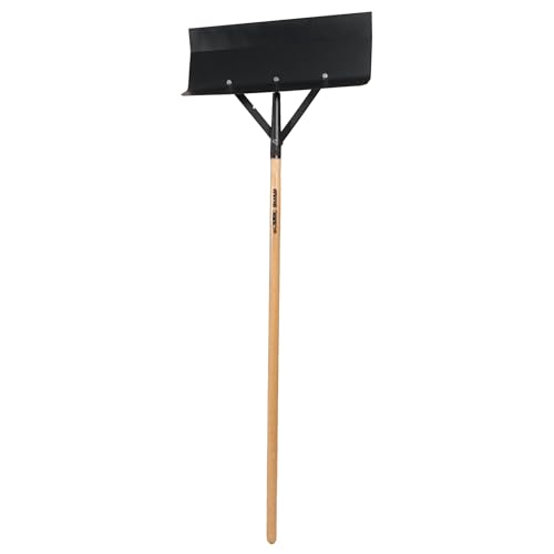 SCENIC ROAD Farm & Ranch Scraper Tool – Heavy Duty Ice Scraper with 24" Steel Blade & 58" Handle Floor Scraper – Metal Scraper for Driveway Ice, Barn, Paint or Wood – Made in USA (Model SR24SPRNG) - size: 24-inch Spring Steel