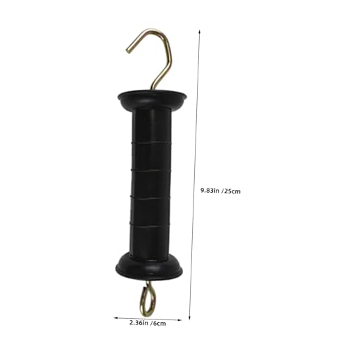 4pcs Electric Fence Gate Handle Insulated with Spring for Outdoor Agricultural Use Heavy Duty Gate Hardware Handles